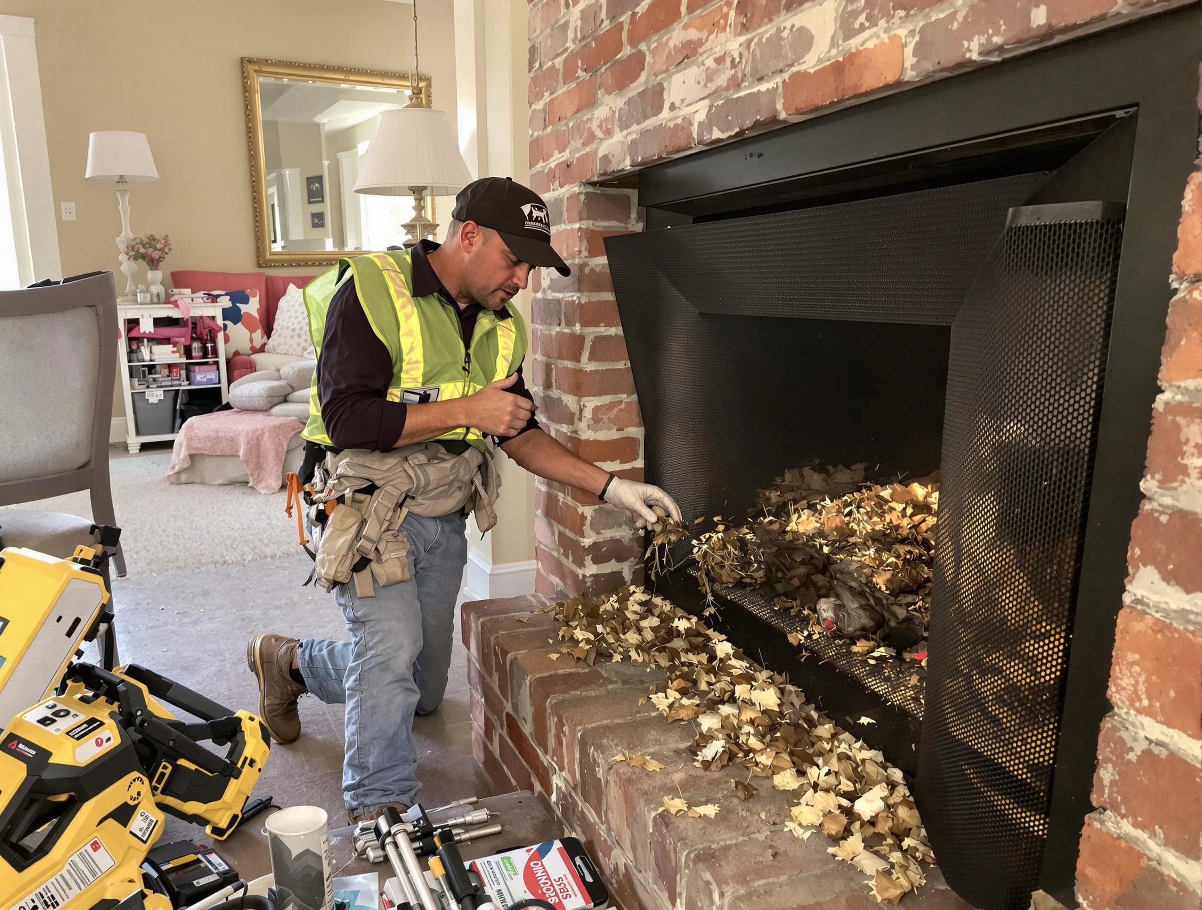Safe screening installation by Casa Grande Chimney Sweep in Casa Grande, AZ