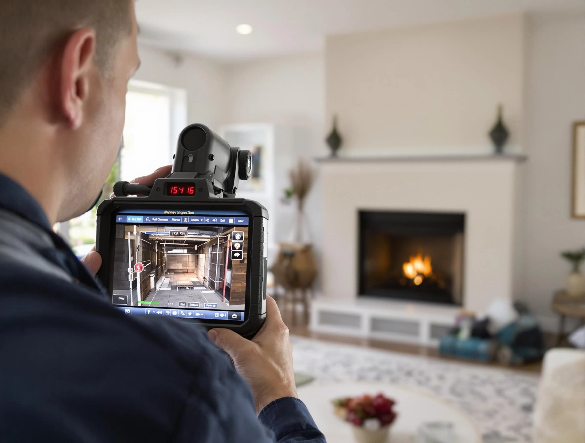Casa Grande Chimney Sweep conducting a thorough chimney inspection in Casa Grande, AZ