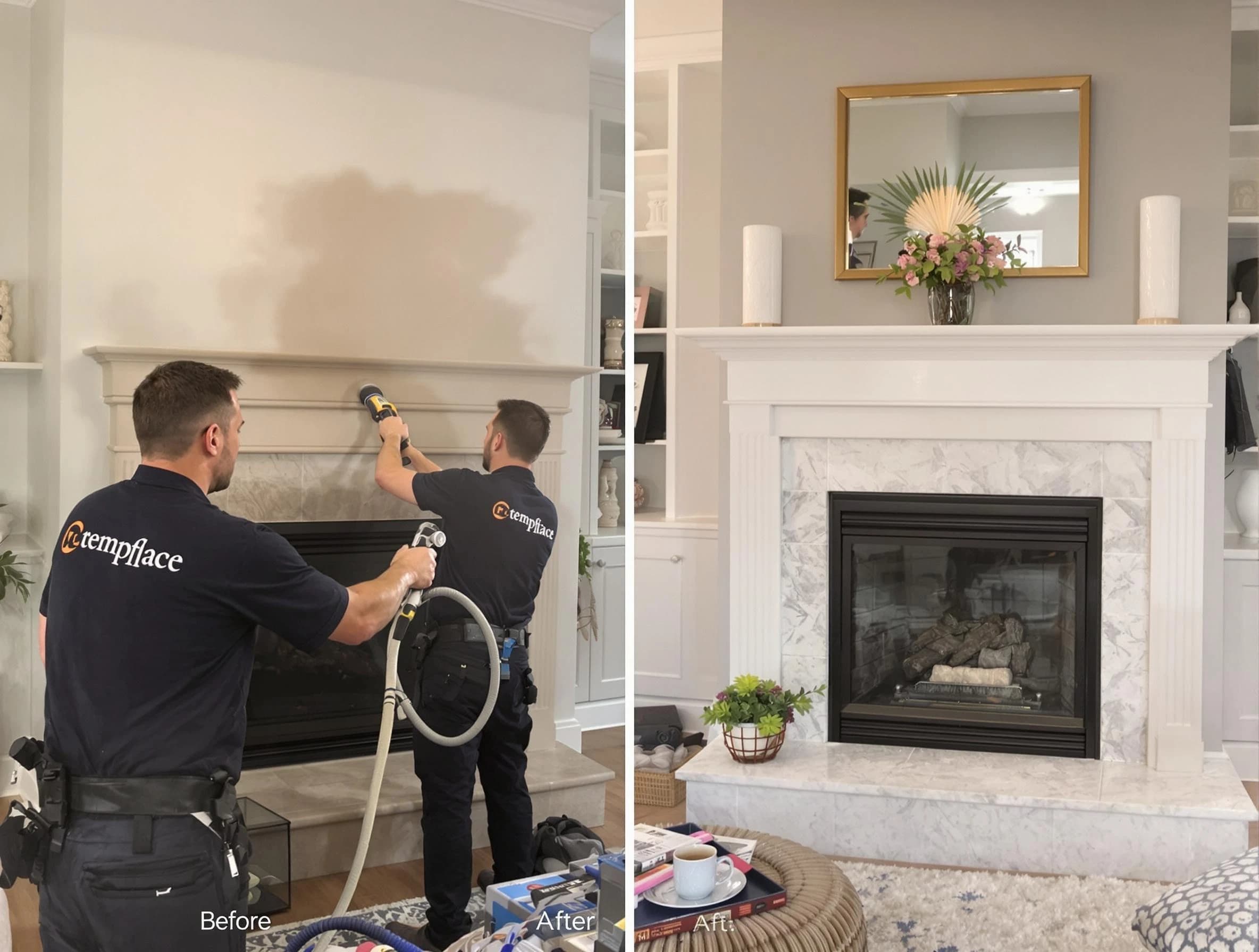 Professional soot removal by Casa Grande Chimney Sweep team in Casa Grande, AZ