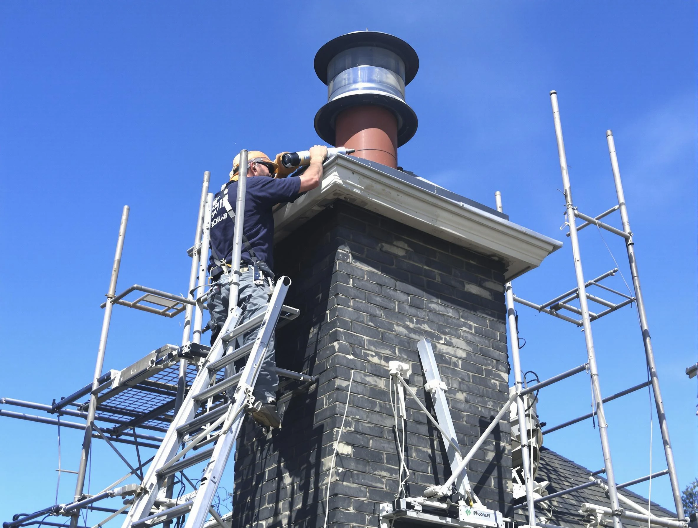 Sturdy chimney crown finished by Casa Grande Chimney Sweep in Casa Grande, AZ